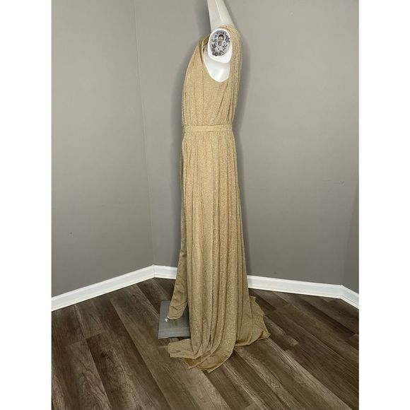 Halston Ira Twist-Neck Jumpsuit US 10 $795 - Picture 9 of 11